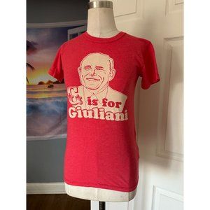 G is for Giuliani Shirt SMALL Spark in the Dark